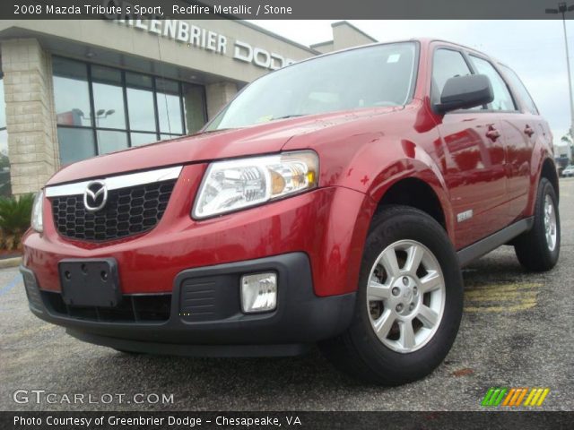 2008 Mazda Tribute s Sport in Redfire Metallic