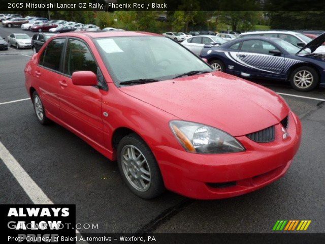 2005 Mitsubishi Lancer OZ Rally in Phoenix Red