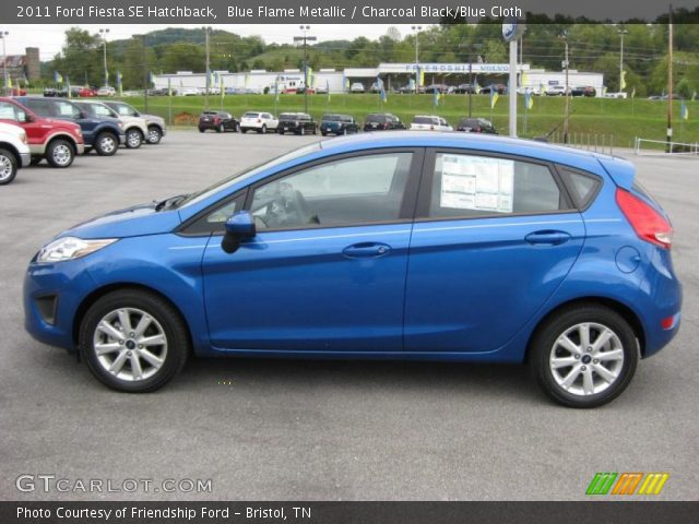 Blue Flame Metallic 2011 Ford Fiesta Se Hatchback