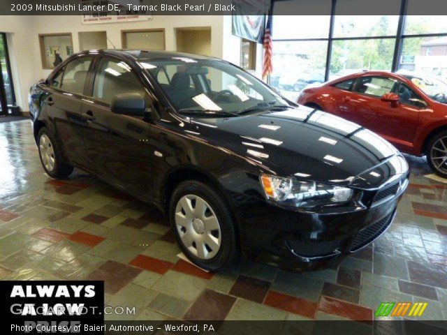 2009 Mitsubishi Lancer DE in Tarmac Black Pearl