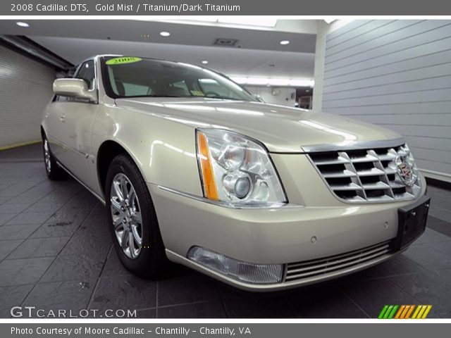 2008 Cadillac DTS  in Gold Mist