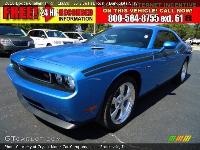 2010 Dodge Challenger R/T Classic in B5 Blue Pearlcoat