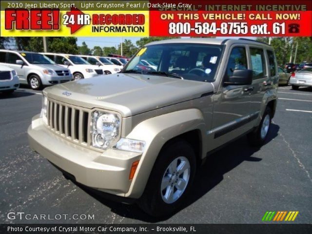 2010 Jeep Liberty Sport in Light Graystone Pearl