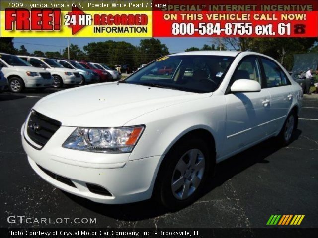 2009 Hyundai Sonata GLS in Powder White Pearl