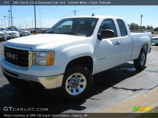 2011 GMC Sierra 1500 Extended Cab 4x4 in Summit White