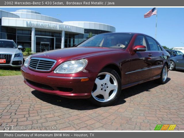 2002 Mercedes-Benz S 430 Sedan in Bordeaux Red Metallic