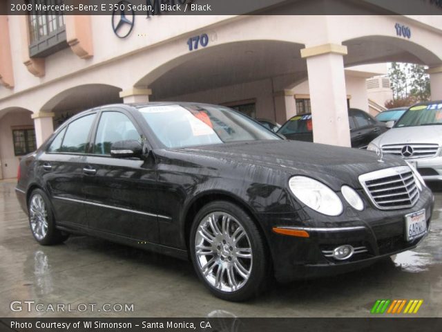 2008 Mercedes-Benz E 350 Sedan in Black