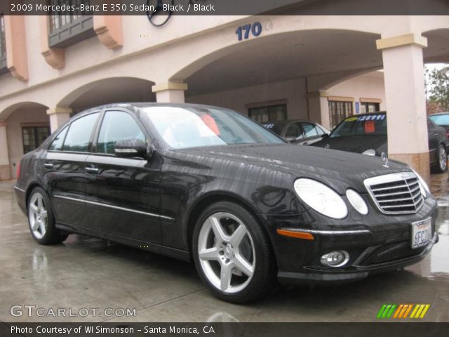 2009 Mercedes-Benz E 350 Sedan in Black