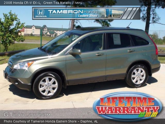 2008 Honda CR-V EX-L in Green Tea Metallic