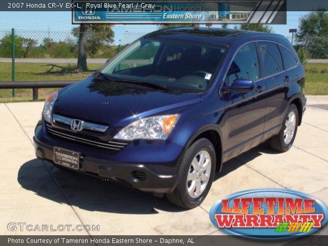 2007 Honda CR-V EX-L in Royal Blue Pearl