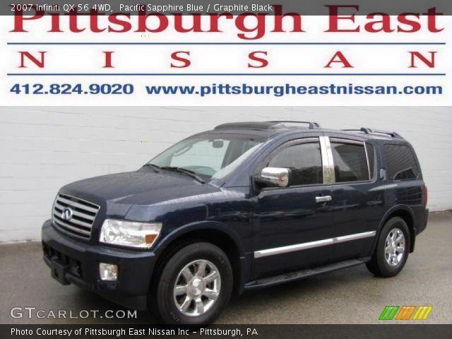 2007 Infiniti QX 56 4WD in Pacific Sapphire Blue