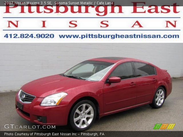 2007 Nissan Maxima 3.5 SE in Sonoma Sunset Metallic
