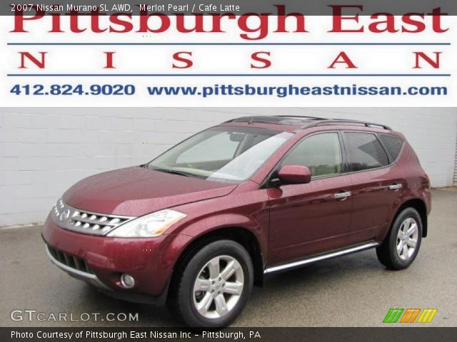 2007 Nissan Murano SL AWD in Merlot Pearl