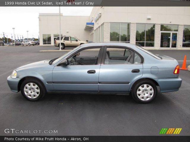 1999 Honda Civic LX Sedan in Iced Teal Pearl