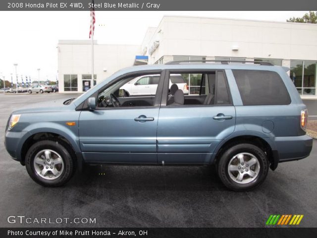 2008 Honda Pilot EX 4WD in Steel Blue Metallic