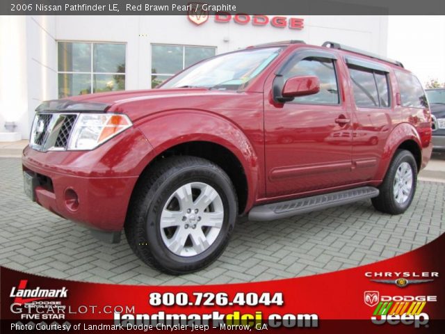 2006 Nissan Pathfinder LE in Red Brawn Pearl