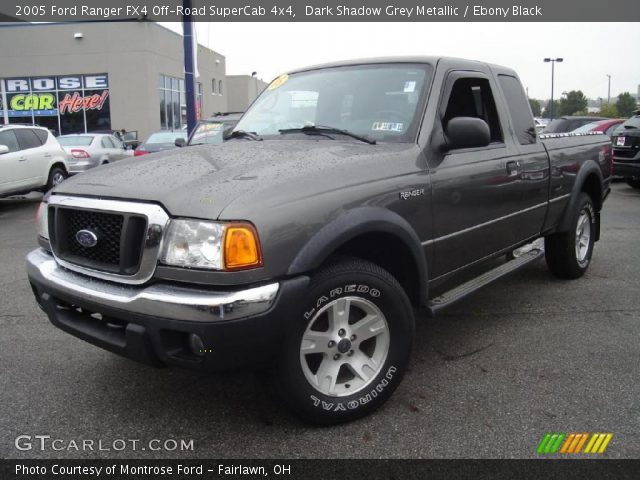2005 Ford Ranger FX4 Off-Road SuperCab 4x4 in Dark Shadow Grey Metallic