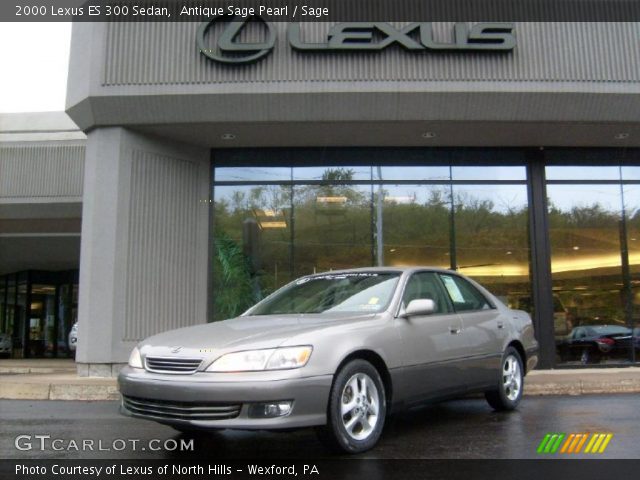 2000 Lexus ES 300 Sedan in Antique Sage Pearl