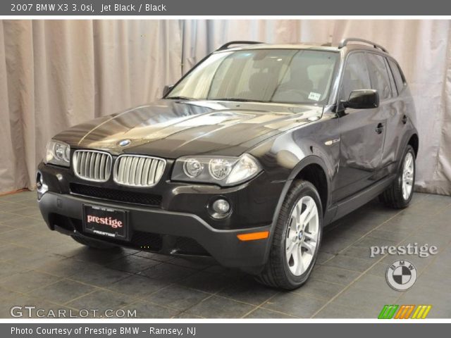 2007 BMW X3 3.0si in Jet Black