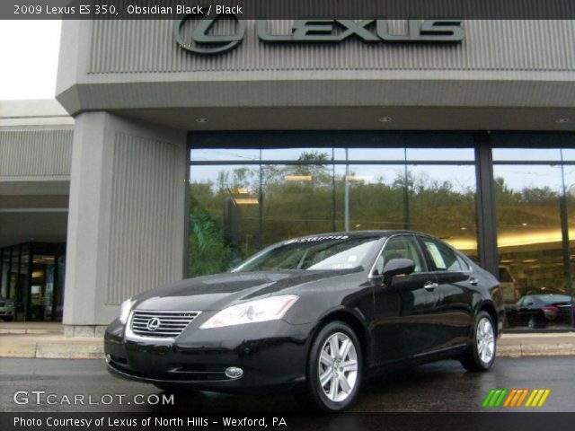 2009 Lexus ES 350 in Obsidian Black
