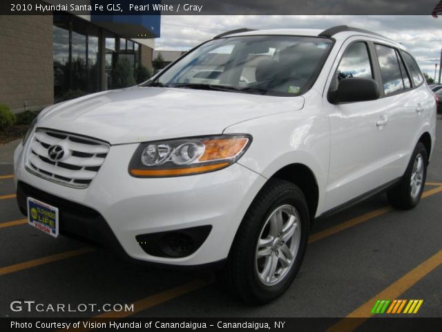 2010 Hyundai Santa Fe GLS in Pearl White