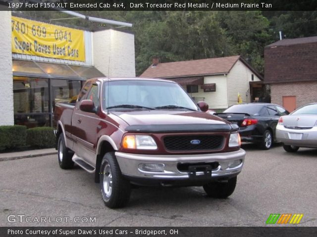 1997 Ford F150 XLT Extended Cab 4x4 in Dark Toreador Red Metallic