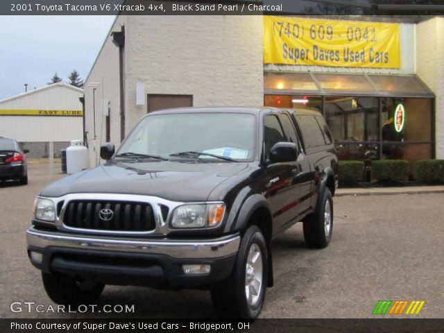 2001 Toyota Tacoma V6 Xtracab 4x4 in Black Sand Pearl