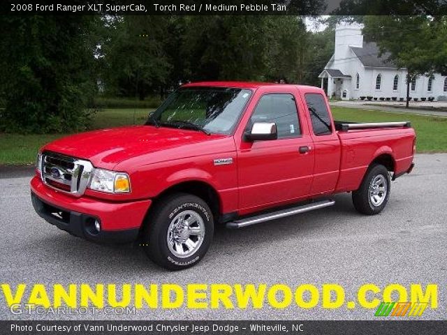 2008 Ford Ranger XLT SuperCab in Torch Red