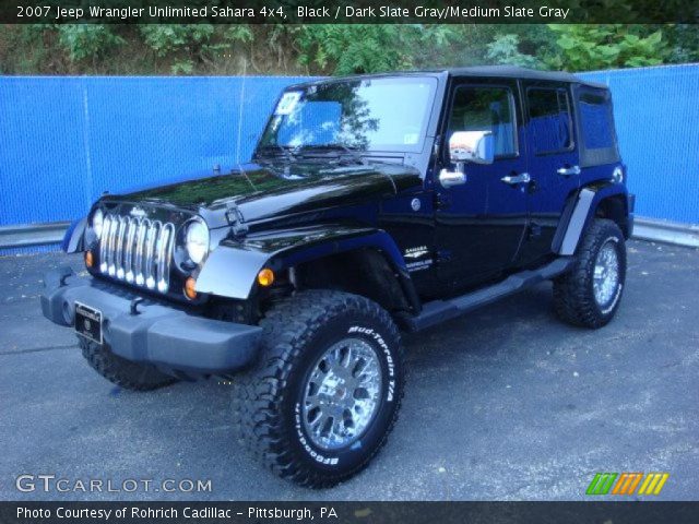 2007 Jeep Wrangler Unlimited Sahara 4x4 in Black