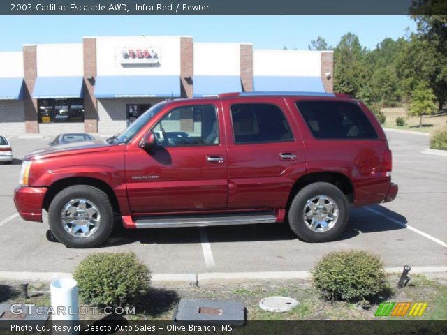 2003 Cadillac Escalade AWD in Infra Red