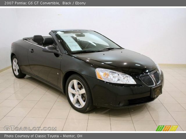 2007 Pontiac G6 GT Convertible in Black