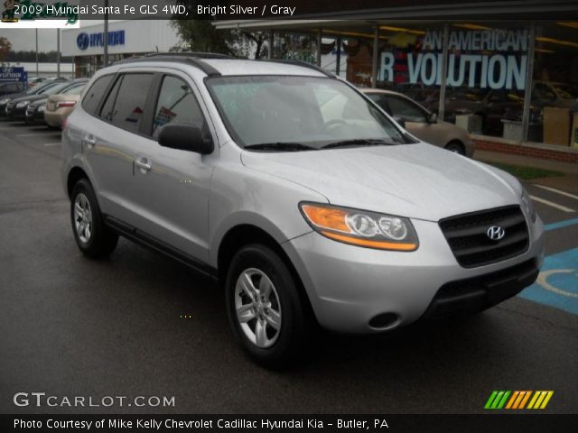 2009 Hyundai Santa Fe GLS 4WD in Bright Silver