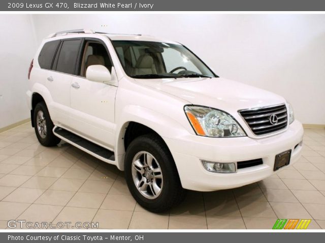 2009 Lexus GX 470 in Blizzard White Pearl