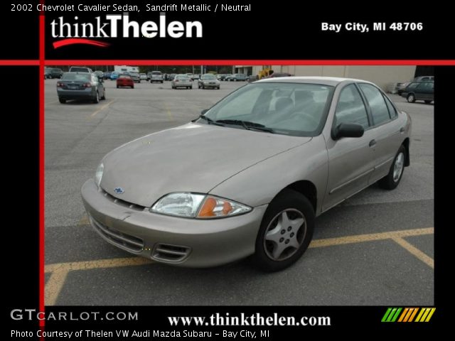 2002 Chevrolet Cavalier Sedan in Sandrift Metallic