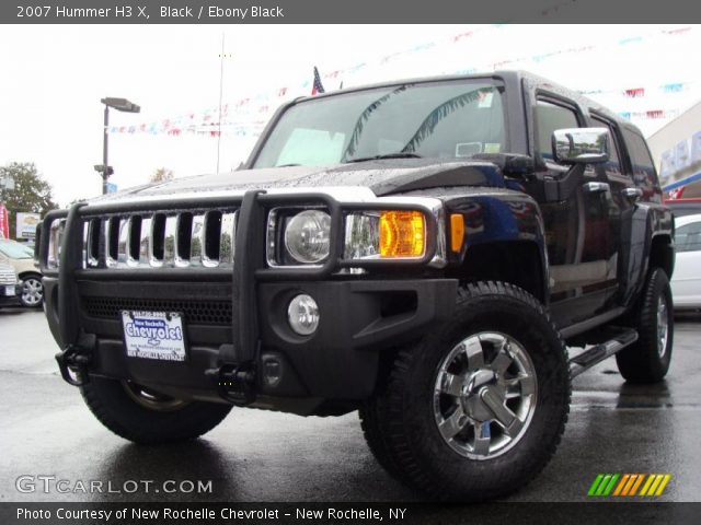 2007 Hummer H3 X in Black