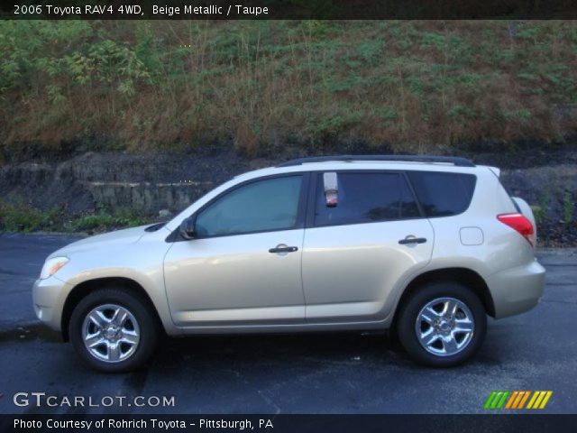 2006 Toyota RAV4 4WD in Beige Metallic