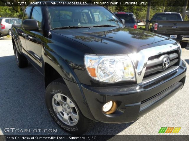 2007 Toyota Tacoma V6 PreRunner Access Cab in Black Sand Pearl