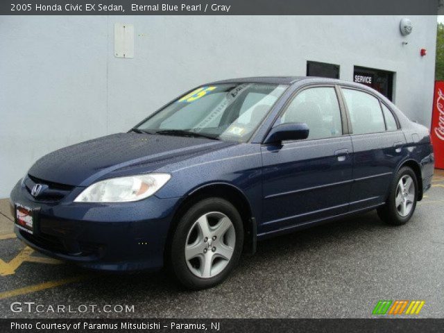 2005 Honda Civic EX Sedan in Eternal Blue Pearl