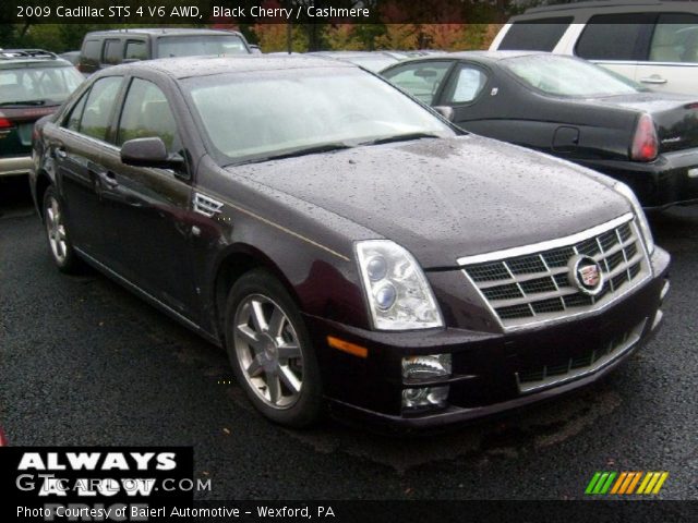 2009 Cadillac STS 4 V6 AWD in Black Cherry