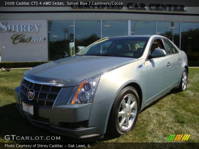 2008 Cadillac CTS 4 AWD Sedan in Sunset Blue