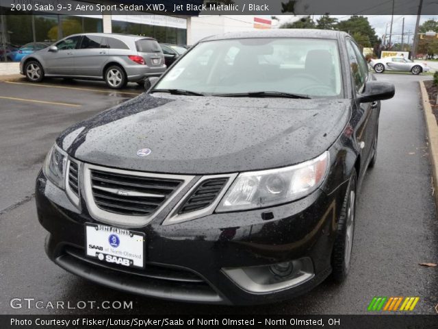 2010 Saab 9-3 Aero Sport Sedan XWD in Jet Black Metallic