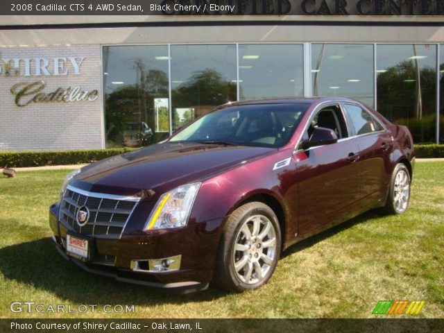 2008 Cadillac CTS 4 AWD Sedan in Black Cherry