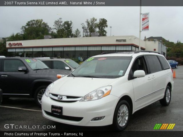 2007 Toyota Sienna XLE Limited AWD in Natural White