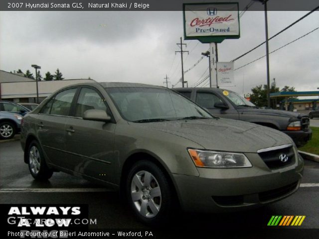 2007 Hyundai Sonata GLS in Natural Khaki