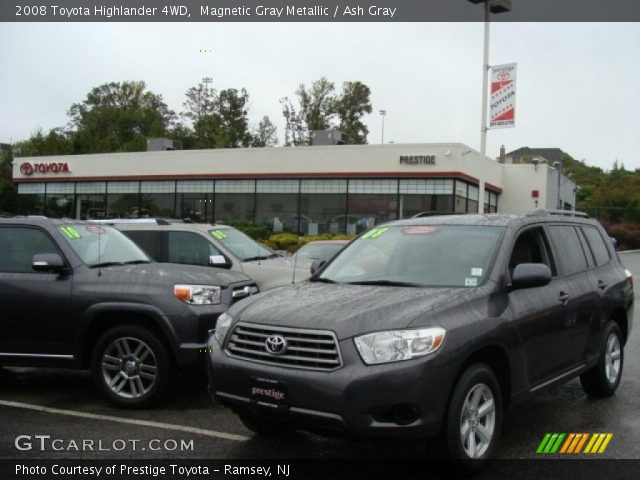 2008 Toyota Highlander 4WD in Magnetic Gray Metallic