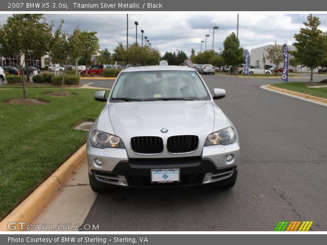 2007 BMW X5 3.0si in Titanium Silver Metallic