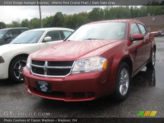 2010 Dodge Avenger Express in Inferno Red Crystal Pearl
