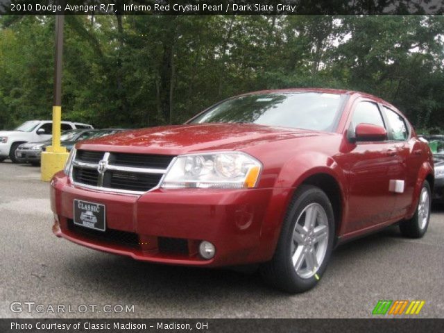 2010 Dodge Avenger R/T in Inferno Red Crystal Pearl