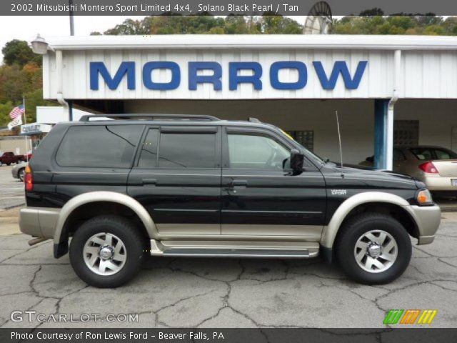 2002 Mitsubishi Montero Sport Limited 4x4 in Solano Black Pearl