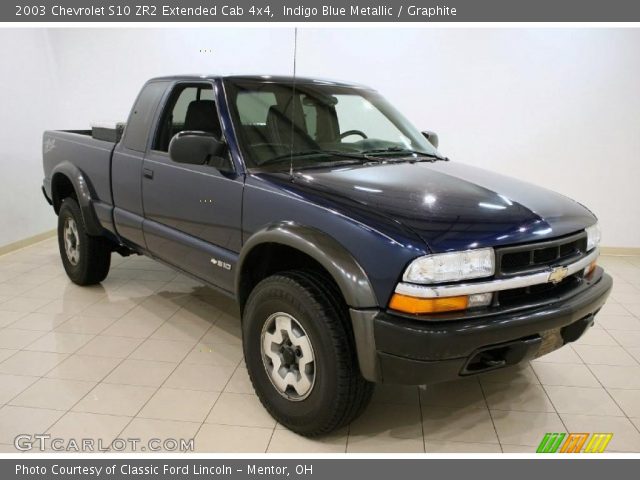 2003 Chevrolet S10 ZR2 Extended Cab 4x4 in Indigo Blue Metallic